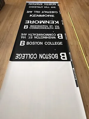 Vintage Boston LRV Trolley Mylar Rollsign Streetcar Arborway Lechmere Park St • $279