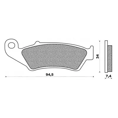 Front Brake Pads Dirt Sintered For Gas-Gas EC200 WP 2001 To 2003 • $63.79