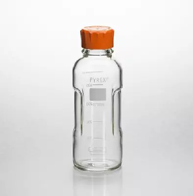 Pyrex Slimline Media Bottle Easy Pour Corning 125ML Glass • $14.99