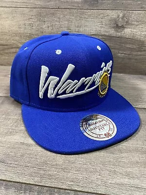 Golden State Warriors Snapback Hat Cap NBA Basketball Mitchell & Ness Adjustable • $15.88