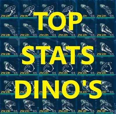 ARK Survival Ascended PvE PC/XBOX/PS5 TOP STATS DINO'S • $20