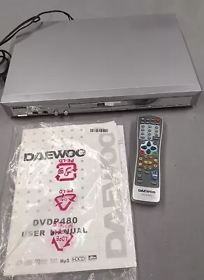 Daewoo DVD Player P480 Progressive Scan 2-Mic Input Karaoke CD DVD VCD  W/Remote • $39.99