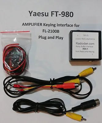 Yaesu FT-980 To FL-2100B Amplifier Keying Relay Buffer Interface Cable FL-2000B • $99.99