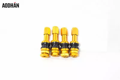 4 Aodhan V1 Bolt On Gold Valve Stems Fit Rotiform 3Sdm Varrstoen Motegi Wheel • $19.99