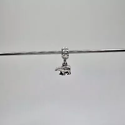 Genuine Pandora Dangle Polar Bear Charm Animal ALE 925 #791029CZ • £24