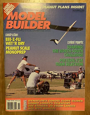 MODEL BUILDER Magazine November 1993 Aircraft Modeling RC Radio Control • $10.99
