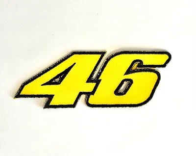 Embroidered Patch - 46 - The Doctor - Valentino Rossi - VR46 - NEW - Iron-on/Sew • $5.55