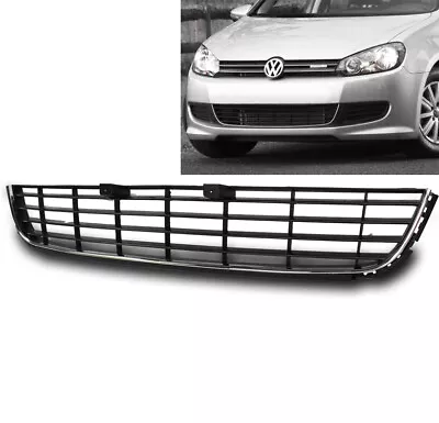 $43.95 • Buy For Vw 2010-13 Golf/10-14 Jetta Mk6 Sport Black Front Bumper Lower Bottom Grille