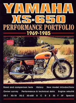 Yamaha Xs-650 1969-1985 Book Engine Tech Tests Performance History • $34.46