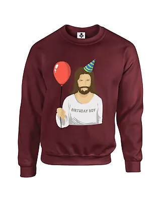 £19.95 • Buy Jesus Birthday Boy Christmas Jumper Funny Xmas Sweatshirt Men Women