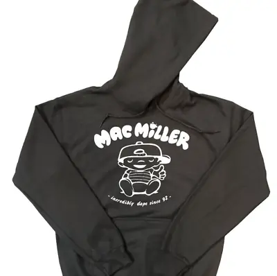 Mac Miller Hoodie Incredibly Dope Since 92 Black W/ White Print • $28