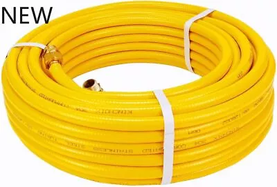 100ft Flex Gas Line 1/2'' Gas Pipe Kit CSST Gas Line For Stove Dryer Heater NEW • $100