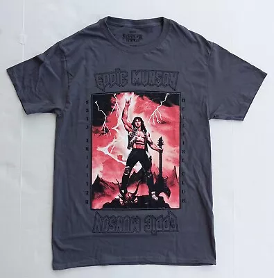 Netflix Stranger Things Eddie Munson Hellfire Club Rock T-Shirt Size Men's Small • $18.99