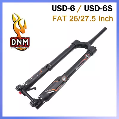 DNM USD-6 USD-6S FAT 26/27.5 Inch 15x150MM MTB Suspension Front Fork 110x15MM • $504.45