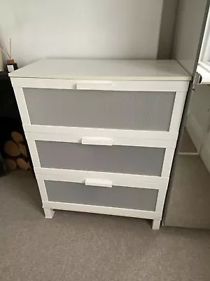 IKEA Aneboda Chest Of Drawers White • £25