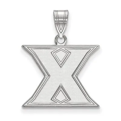 Xavier University Musketeers School Letter Logo Pendant In Sterling Silver • $57.99