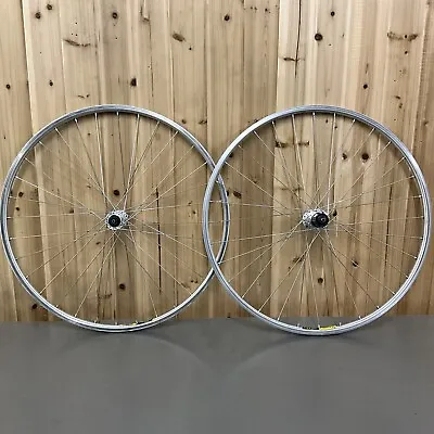 Vintage Mavic 230 SBP 559X17 / Shimano STX Parallax HB-M30 100/135 32H SILVER  • $71.99