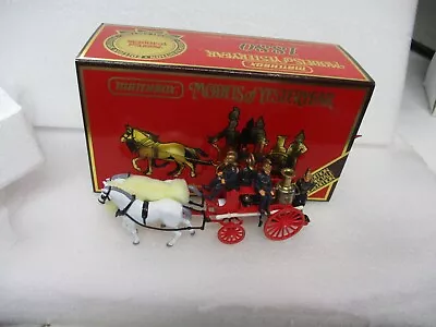 Matchbox Yesteryear Y-46 1880 Horse Drawn Fire Engine Boxed • $3