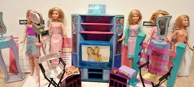 Large Lot Of 5 Mary Kate & Ashley Dolls  Furniture Accessories Movie Magic Sets • $59.99