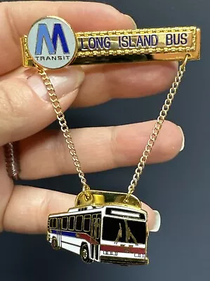 MTA Mass Transit Long Island New York Metal Bus Tie Clip Transportation Vehicle • $35