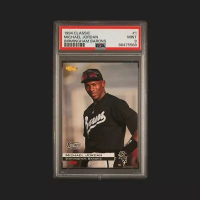 1994 Classic #1 Michael Jordan Minor League Rookie Card Rc Psa 9 Mint White Sox • $39.99