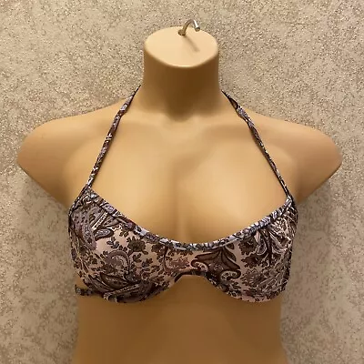 Mossimo Bikini Top. Multicolor Strappy Paisley. Size Small • $9