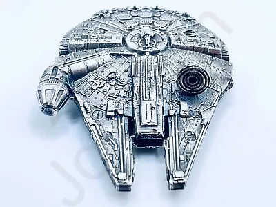 * 5oz Hand Poured 999 Fine Silver Millennium Falcon Star Wars Bullion Art Statue • $487.50