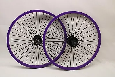 Old Mid New School Bmx  Mongoose Wheelset 20  - Purple • $69.99