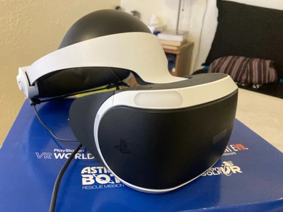 $100 • Buy PlayStation PS4 VR Headset - White & Black Suits PS4 And PS5