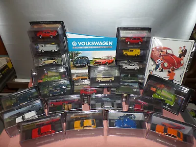 Volkswagen Model Collection 1:43 With Newspaper Selection 1-70 DeAgostini In Blister • $21.59
