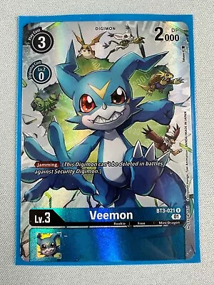 Veemon (1-Year Anniversary Box Topper) - Release Special Booster (BT01-03) • $20