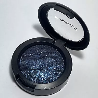 New MAC *BLUE FLAME* Mineralize Eye Shadow ~ Black With Blue Pearl • $49