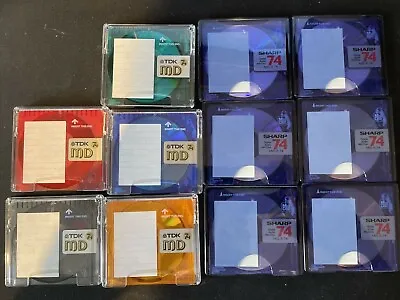 11 Minidiscs Sharp And TDK 74 Min With Storage Box • £34.99