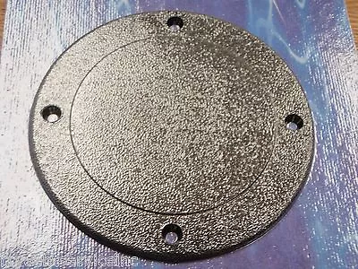 Deck Plate Sdp1dp Od 5-5/8  Covers 4  Hole Black Flat Cover Boatingmall Ebay   • $13.95