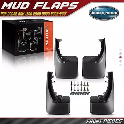 4x Mud Flaps Splash Guards Mudflaps For DODGE RAM 1500 2500 3500 09-16 82212287 • $35.99