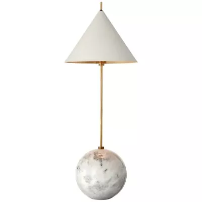 Visual Comfort KW3118AB/WHT Cleo Table Lamp-New In Box-Free Shipping • $300