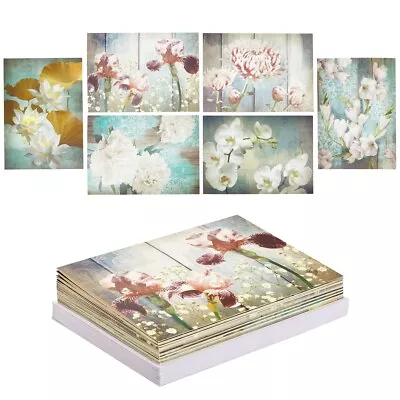 24 Pack Floral Sympathy Cards Bulk With Envelopes For Funeral Memorial 5x7” • $19.99
