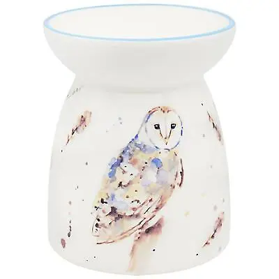 £9.05 • Buy Ceramic Oil Burner Wax Melt Warmer Home Fragrance Aromatherapy Country Life Owls