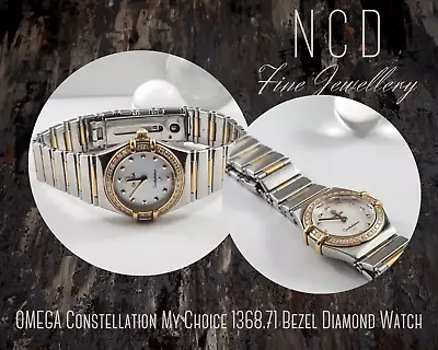 NC Designs OMEGA 1267.30 Constellation My Choice Diam Quartz SS/18K Gold Watch • $2595