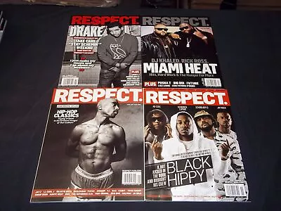 $37.49 • Buy Respect Magazine Lot Of 6 Issues - Tupac Drake ++ - Hip Hop Our Culture - R 10