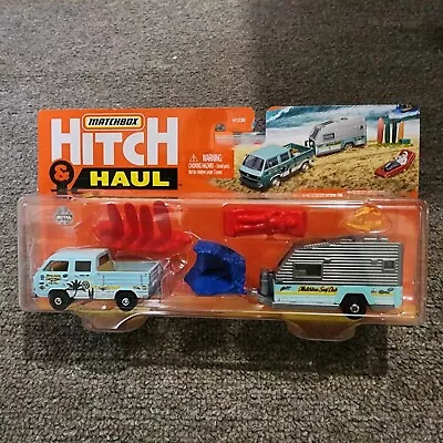 Matchbox Hitch & Haul Wave Rider (Volkswagen P/Up+Caravan; Mint In Sealed Card) • $29.95