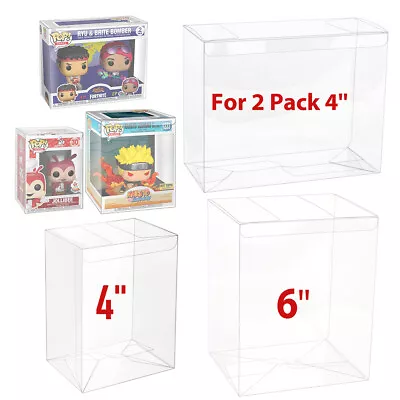 Pop Protector Case For Funko Pop 2 Pack Boxes Vinyl Figures Collectibles • $299.25