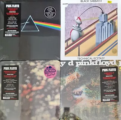 Job Lot Of 56 Vinyl Records New Sealed Pictured Prog Rock Metal Zep Floyd Maiden • $605.95