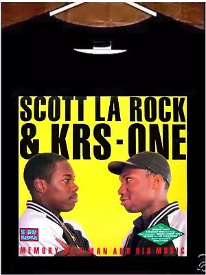 KRS ONE Scott La Rock Tee Shirt • $21.95