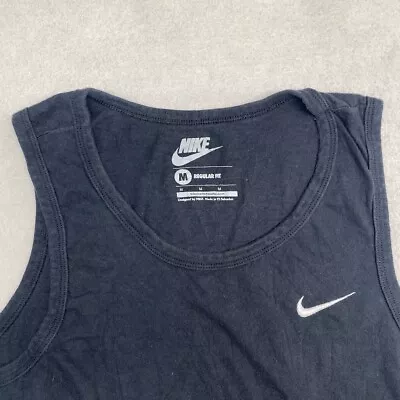 Nike Muscle Embroidered Tee Thrifted Vintage Style Size M • $17.50