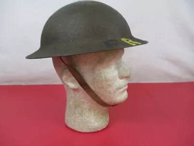 Post-WWI Era US Army M1917A1  Kelly  Helmet With Liner & Chin Strap - NICE #2 • $259.99