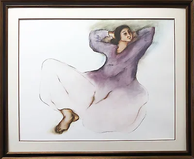 R.C. Gorman  Jeannette  Lithograph  CUSTOM FRAMED SOUTHWEST ART SW NEW Woman • $159.99