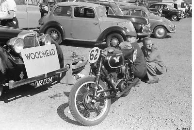 Matchless G45 Ken Swallow 1955 Ulster Grand Prix Motorcycle Racing Photo • $9.95