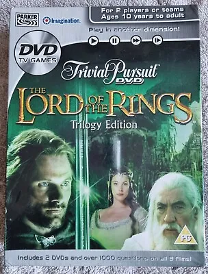 Trivial Pursuit - Lord Of The Rings - Trilogy Edition (DVDi 2006) New & Sealed • £4