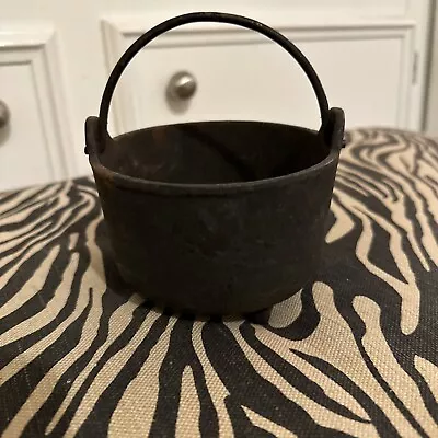 Vintage Small Cast Iron Pot • $20